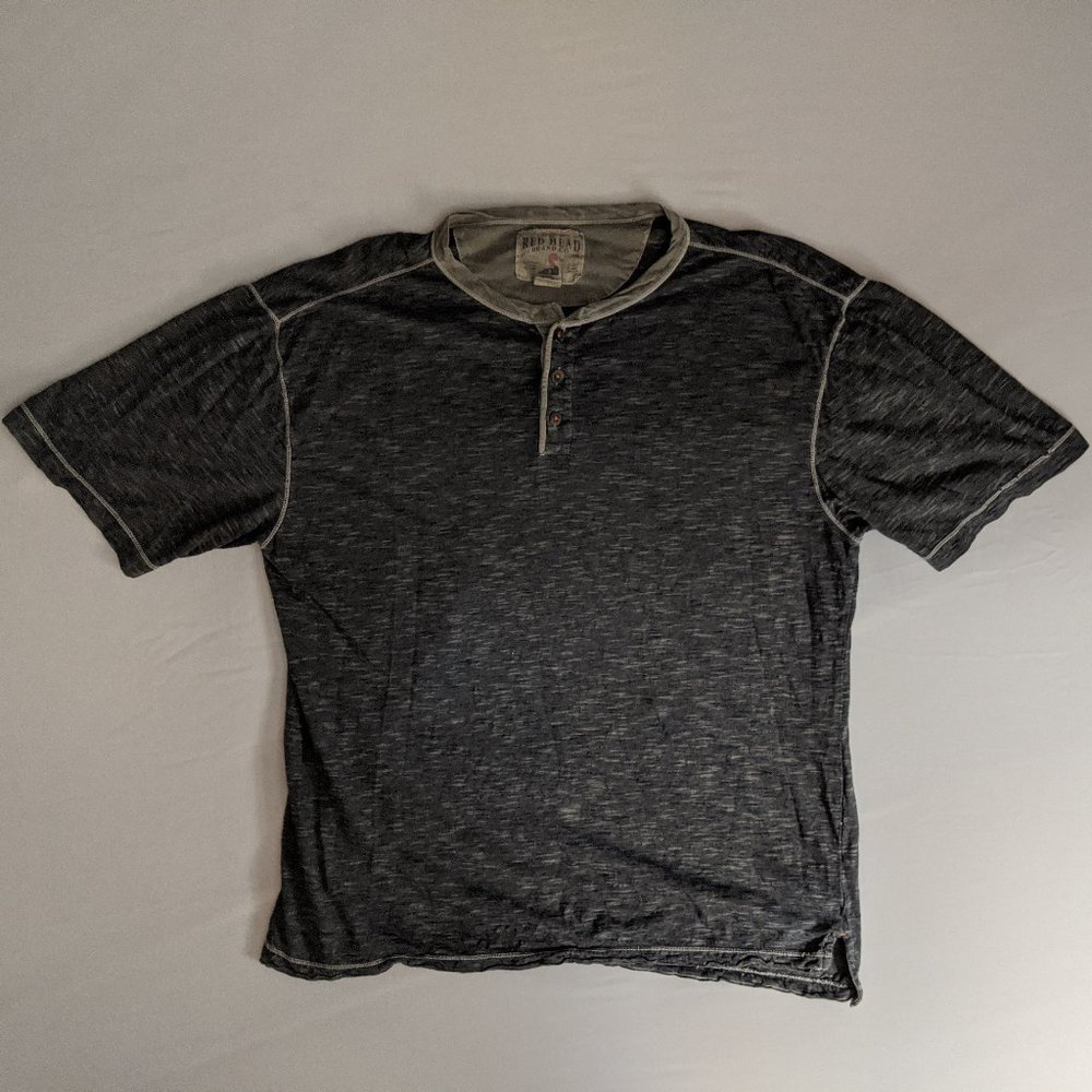 Red Head Heathered Cotton Shirt